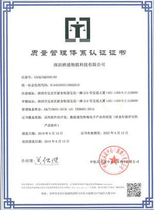 ISO9001質量體系認證